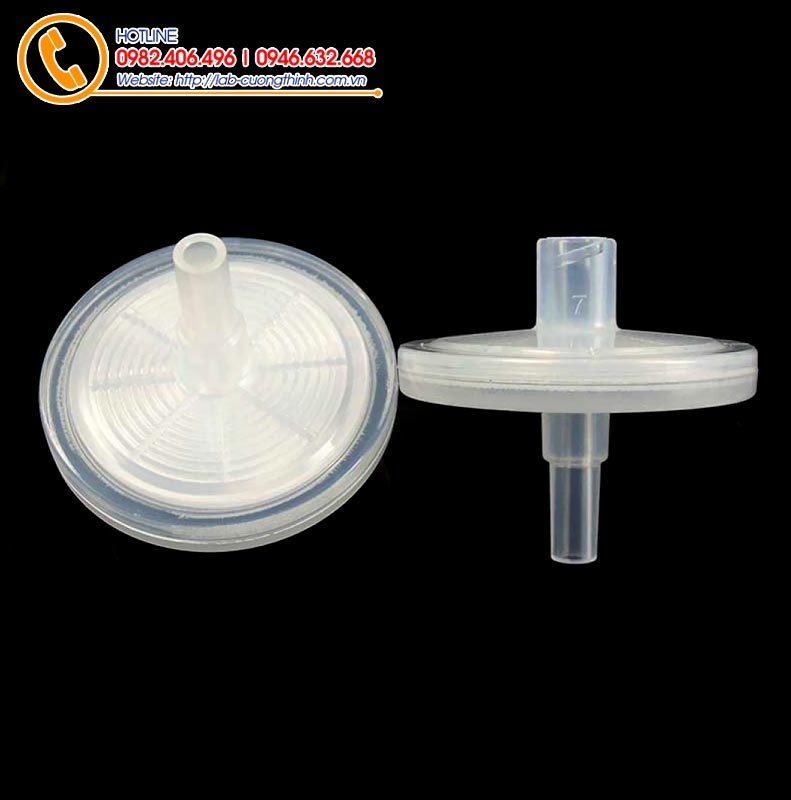Đầu lọc Syringe 25mm | Syringe lọc PTFE, PVDF, Nylon, MCE